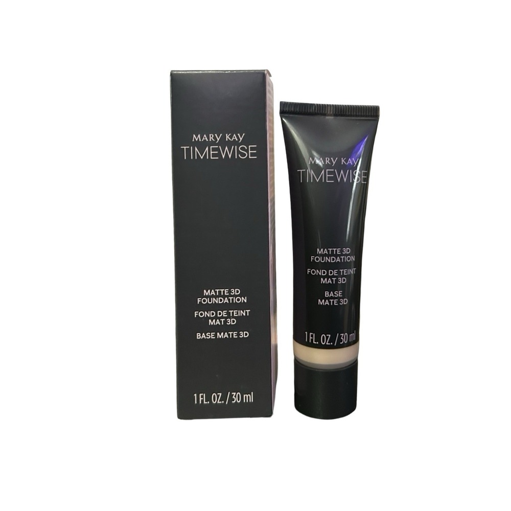 New Mary Kay Timewise Matte 3D Foundation Ivory N 140 Combination To Oily 099962
